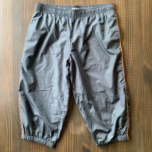 SALE 🔥 DANSKIN NOW Charcoal Gray Capri Windbreaker Pants Size Large 12-14